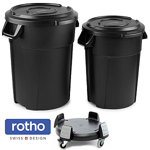 Κάδοι Στρογγυλοί Πλαστικοί (Σειρά TITAN της Rotho®)