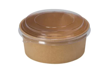 Καπάκι R-PET για Στρογγυλά Σκεύη Kraft 500-750 ml. 150mm