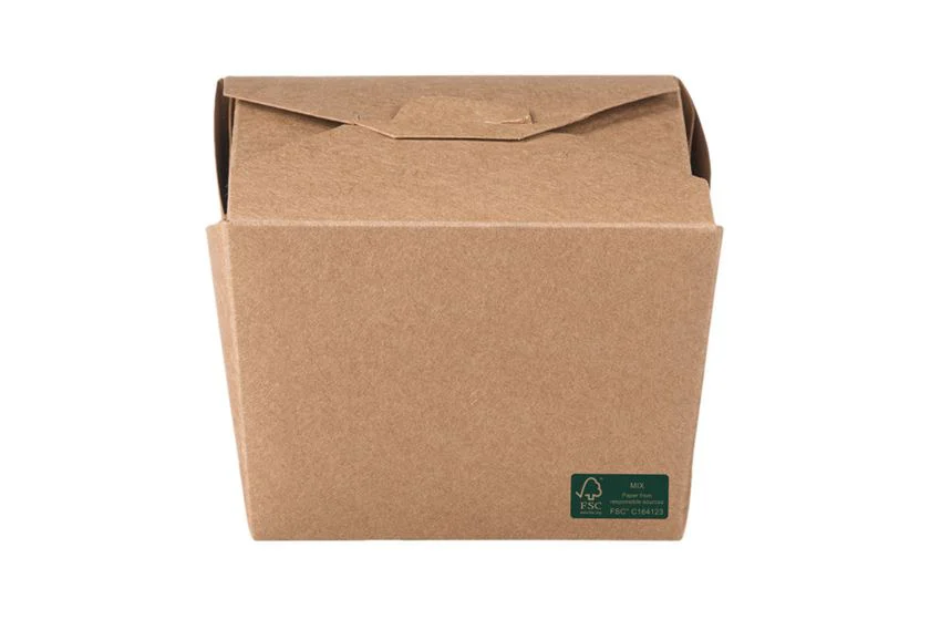 Παρ/μο Kraft FSC® Σκεύος Φαγητού – Φάκελος 1200 ml. 11×10.5x9cm.