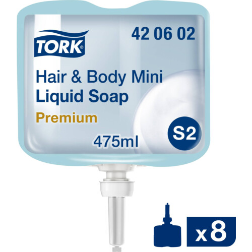 Tork® Hair & Body Mini Liquid Soap Premium