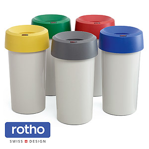 Κάδοι Στρογγυλοί Πλαστικοί 60L (Σειρά IRIS της Rotho®)