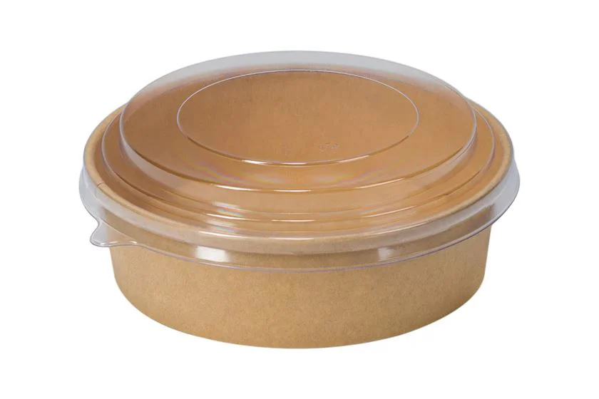 Καπάκι R-PET για Στρογγυλά Σκεύη Kraft 1100 ml. 165mm.