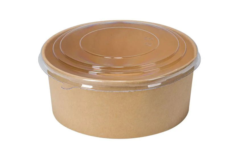 Καπάκι R-PET για Στρογγυλά Σκεύη Kraft 1300 ml. 185mm.