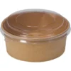 Καπάκι R-PET για Στρογγυλά Σκεύη Kraft 500-750 ml. 150mm