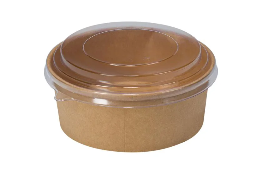 Καπάκι R-PET για Στρογγυλά Σκεύη Kraft 500-750 ml. 150mm