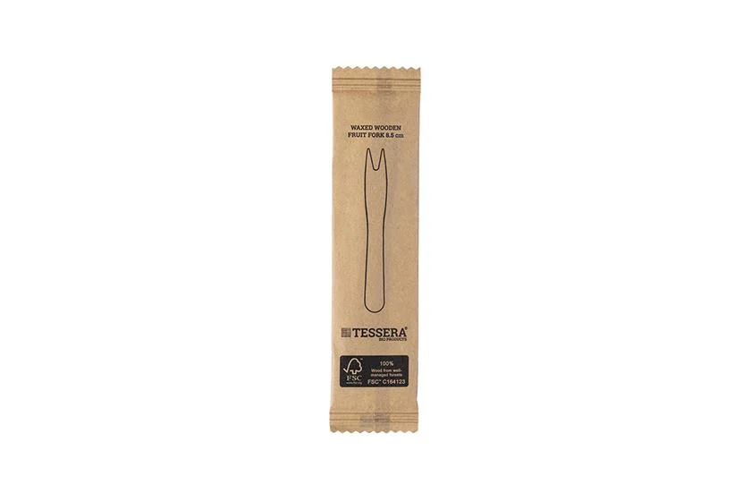 Ξύλινο Πιρουνάκι FSC® Δίαινα 8.5 cm. Συσκευασμένο 1/1