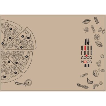 Σουπλά Eco Kraft Pizza 28 x 41 1000 τεμ.