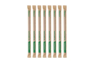 Χάρτινα Καλαμάκια FSC® Ίσια Πολύχρωμα Ø 0.8 cm x 21cm Συσκευασμένα 1/1
