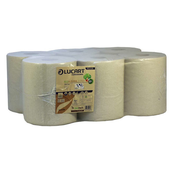 Lucart Professional Eco Natural Dairy Wipe 130