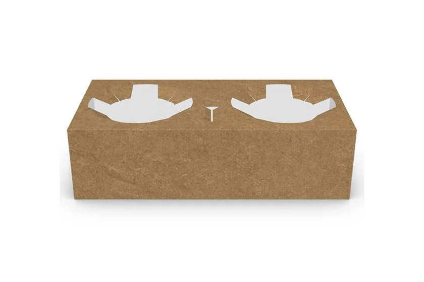 Ποτηροθήκη 2 Θέσεων Kraft 14x50 τεμ.