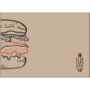 Σουπλά Eco Kraft Burger 28 x 41 1000 τεμ.