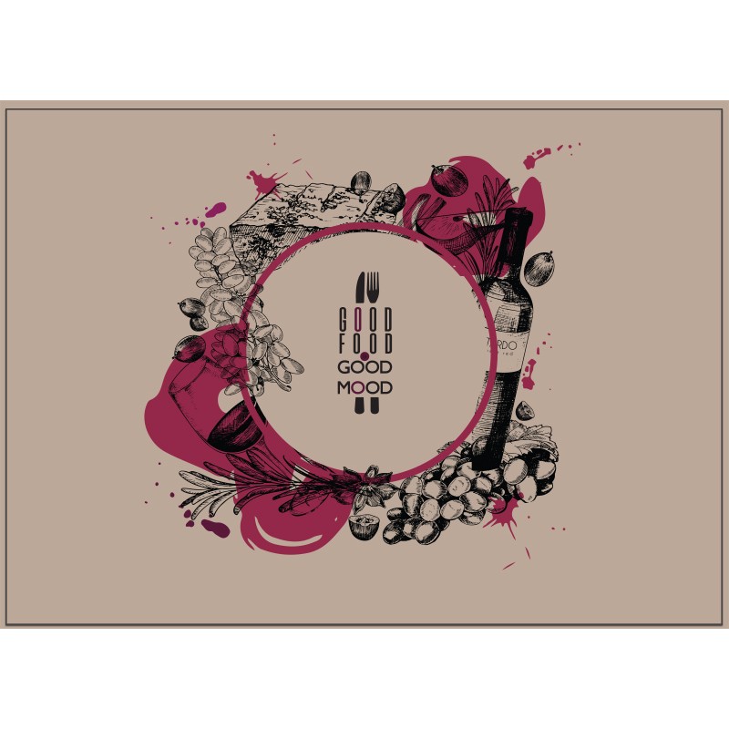 Σουπλά Eco Kraft Wine 28 x 41 1000 τεμ.