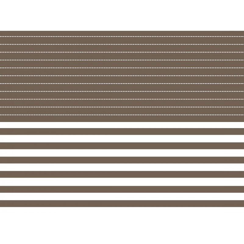 Σουπλά Γραφής 29 x 39 Brown Stripes 2000 τεμ.