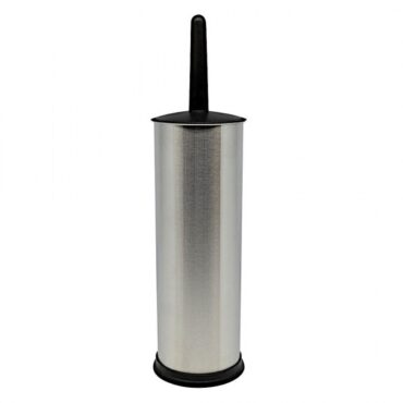 Πιγκάλ Δάπεδου INOX MAT με Μαύρο Καπάκι