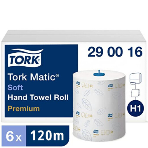 Tork Matic® Soft Χειροπετσέτα σε Ρολό 2φυλλη Λευκή 120m