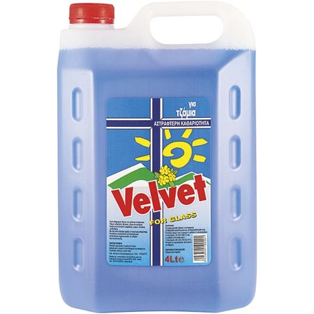 Velvet Υγρό για Τζάμια 4L